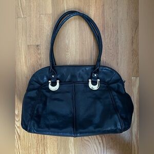 B. MAKOWSKY LUXURY LEATHER SHOULDER BAG